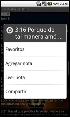 Santa Biblia Reina Valera 1960 android App screenshot 0